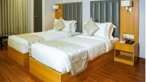 2 Single Beds, Wheelchair Accessible, City View